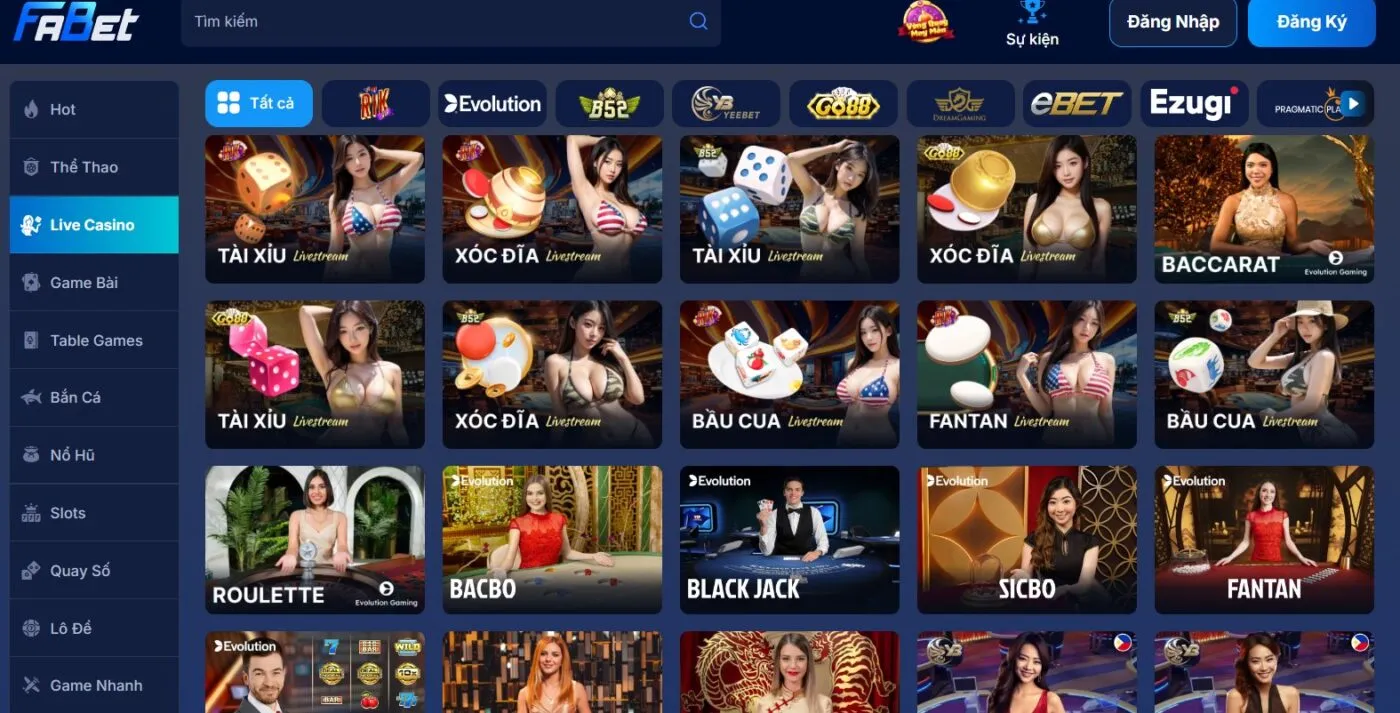 Fabet – Khám phá chi tiết sân chơi cá cược hiện đại bậc nhất