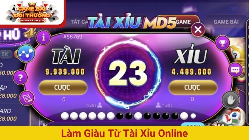 Làm giàu từ Tài xỉu online không hề khó với mẹo cực hay